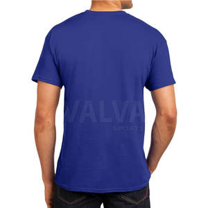 Camiseta de Hombre Nueva de Alta Calidad 2024, 100% Algodón, Transpirable, Tejida, Cuello Redondo, Logotipo Personalizado Impreso, Servicio OEM - Product Image 2