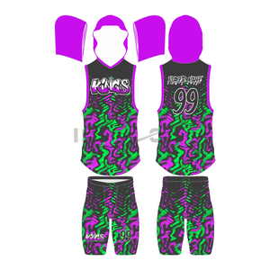 Uniformes de football 7v7 personnalisés entièrement sublimés Ensemble 7 sur 7 respirant à séchage rapide pour les jeunes et les hommes - Product Image 2