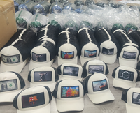 Gorra de conductor de camión de malla de terciopelo de 5 paneles personalizable de alta calidad 3D bordado a rayas diseño de moda estilo deportivo para invierno