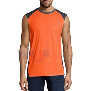 <b>Men's</b> High Quality Custom Sleeveless Athletic Workout Vest High Travel <b>Muscle</b> 100% Cotton Breathable <b>Men</b> Tank <b>Top</b> With Oem - Product Image 1