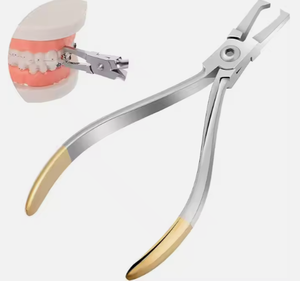 Pince de technicien d'outil Pince de retrait en acier inoxydable avancée pour les dents avant et arrière pour support dentaire orthodontique - Product Image 1