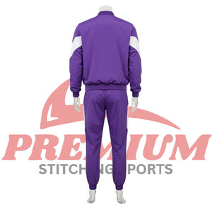 Conjunto Deportivo de Chaqueta Cortavientos y Pantalones Deportivos Reflectantes Personalizados para Hombre, de Secado Rápido, de Poliéster y Nailon - Product Image 2