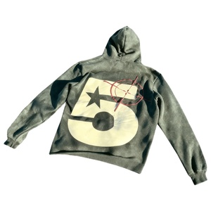Sudadera con capucha y cremallera personalizada con estampado 3D en relieve para hombre, de forro polar de 500 GSM, estilo oversize, streetwear, con lavado ácido, de algodón, fabricante - Product Image 1