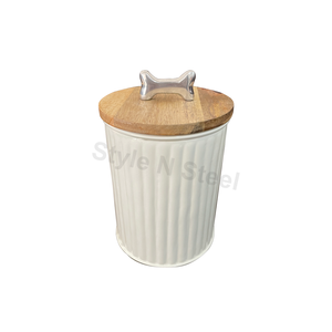 Pet <b>Canister</b> <b>Set</b> Colored Stainless Steel <b>Kitchen</b> Metal square <b>Canister</b> Storage Jar Box - Product Image 1