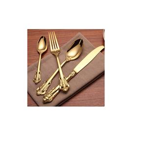 Lot de 4 couverts réutilisables en acier inoxydable pour mariage, cuillères et fourchettes, vente en gros du fabricant - Product Image 6