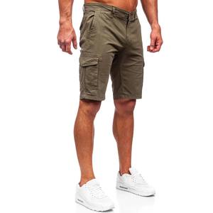 Summer <b>Mens</b> Casual Cotton <b>Shorts</b> Multi Pocket Loose Outdoor Overalls Pants <b>Men</b> Tactics Zipper Solid Cargo <b>Shorts</b> - Product Image 3