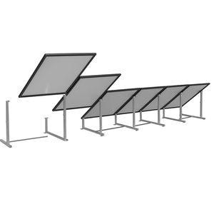 Support de panneau solaire fixe à angle réglable IntegraRack IR-40FSAA BallastRack - Aluminium - Product Image 1