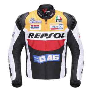 Veste de moto décontractée de style course pour hommes avec col montant, armure d'épaule en alliage d'aluminium, service d'hiver OEM, Chaqueta Moto - Product Image 1