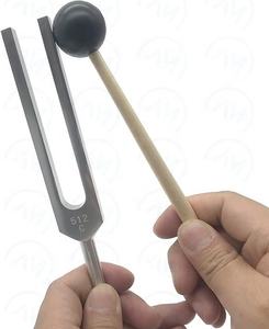 Factory Wholesale Lore <b>Medical</b>-Grade Tuning Fork 512C Hz Including Silicone Hammer and Storage <b>Bag</b> for Microsurgery Equipments - Product Image 1