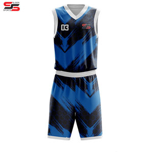 Uniforme de baloncesto de nuevo estilo personalizado hecho en poliéster 100% uniforme de baloncesto hecho en Pakistán uniforme de baloncesto - Product Image 5