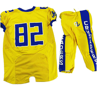 Diseño Personalizado de Camisetas de Fútbol Americano para Equipos Deportivos de EE. UU., Nombre del Equipo Personalizado, Tela Deportiva de Spandex, Uniforme Juvenil de Fútbol Americano