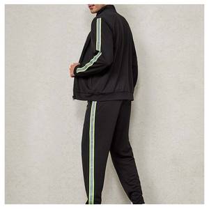 Conjunto Deportivo Personalizado para Hombre, Chándal con Costuras Laterales, Impresión de Logotipo, Cremallera, Informal, para Gimnasio y Entrenamiento, 100% Algodón - Product Image 6