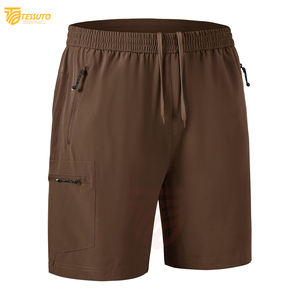 Pantalones cortos transpirables de alta calidad para hombre, pantalones cortos informales para gimnasio, nuevo diseño, pantalones cortos para correr, bolsillos en la cintura elástica - Product Image 1