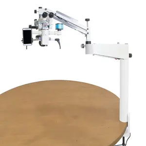 Microscope chirurgical ophtalmique de Type Table, loupe de 45 degrés en 3 étapes