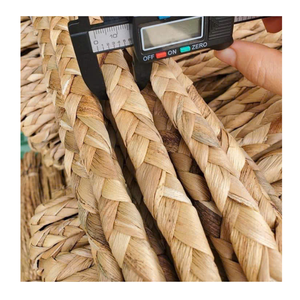 ผักตบชวาอบแห้งวัสดุทำหัตถกรรมเชือกผักตบชวาบิดเกลียวเชือกผักตบชวา100% เป็นมิตรกับสิ่งแวดล้อม - Product Image 5