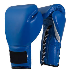 Venta al por mayor de guantes de boxeo de cuero hechos a medida con absorción de humedad y cierre de cordones-Guantes de entrenamiento de lucha de Pakistán - Product Image 6