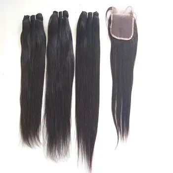 Natural color wavy weave human hair with indian human weave high quality and moderate price