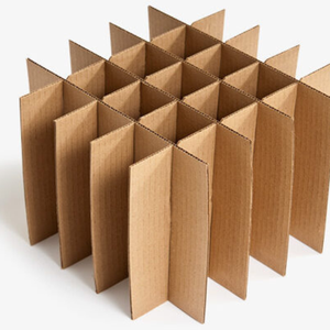 กระดาษคราฟท์ลูกฟูกแบบมีช่องแบ่งบรรจุภัณฑ์แบบกำหนดเองเกรดส่งออก - Product Image 1