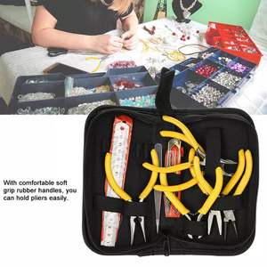 9pcs Professional DIY Jewelry Pliers Tools Kit New Condition Flat Bent Nez Pliers - Product Image 3