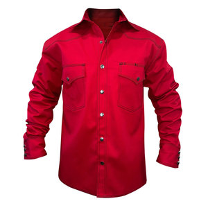 Everyday Professional Work Half-Sleeved Cotton and Nylon <b>Shirt</b> Clean Lines with Subtle Detailing Office Suitable Attire - Product Image 3