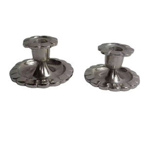 Portavelas de Color plateado de diseño único, portavelas de pilar central de estilo de lujo para decoración de boda, portavelas de lujo - Product Image 5