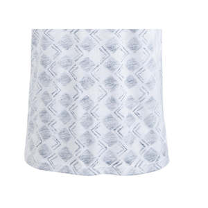 T-shirt da uomo American Rag oversize con scollo a V, fantasia geometrica, blu navy, 220 g/m² in tessuto a maglia, stampa oversize - Product Image 3