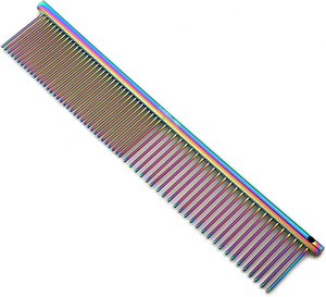 Peigne pour animaux de compagnie en acier inoxydable pour chiens chats \ Peigne en métal de toilettage pour animaux de compagnie de qualité supérieure pour lévrier à vendre - Product Image 1