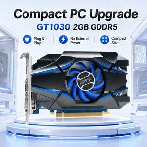 การ์ดจอ GT1030 <span class=keywords><strong>2GB</strong></span> DDR5 64-บิต พร้อมพัดลมระบายความร้อน / รองรับ DVI 4K สำหรับเล่นเกมบนเดสก์ท็อป - ใหม่ - Product Image 6