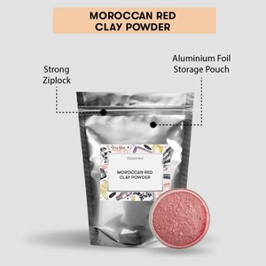 Poudre d'argile rouge marocaine VedaOils à bas prix - Product Image 2