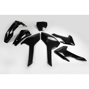 Kit plastique noir pour accessoires de moto Husqvarna FC 450 2016-2018 - Product Image 1