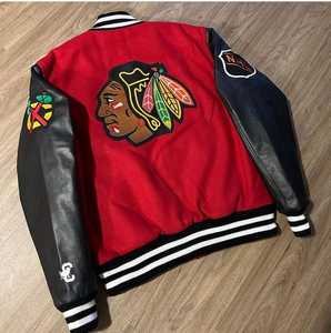 Chaqueta universitaria de hermandad griega personalizada | Chaqueta con letras universitarias de lana y cuero | Ropa de hermandad de fraternidad para estudiantes - Product Image 2