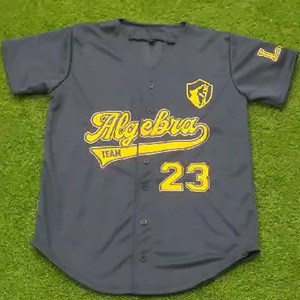 Maillots de baseball et de softball brodés sur mesure de qualité supérieure respirants et ensemble directement du fabricant imprimés par sublimation - Product Image 1