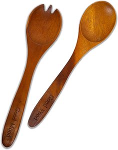 HHO Manufactured Modern Style <b>Wooden</b> Cutlery <b>Set</b> of 2 Bamboo <b>Kitchen</b> Tools for Restaurants and Hotels Handcrafted From India - Product Image 6