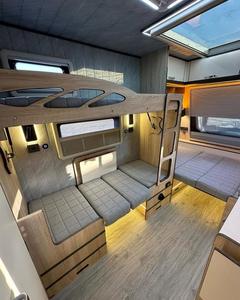 Remolque de Caravana Mini Fetih 410, Remolque Compacto Tipo Lágrima, Cocina de Acero Inoxidable, Espacio para Dormir para 4 Personas, Ligero e Impermeable - Product Image 3