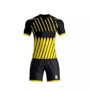 Ropa de entrenamiento para adultos, de alta calidad uniforme de fútbol, 100% poliéster, precio barato, cuello alto - Product Image 4