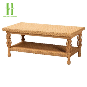 โต๊ะกาแฟหวายเป็นมิตรต่อสิ่งแวดล้อมทันสมัยห้องนั่งเล่นธรรมชาติผลิตจากเวียดนาม - Product Image 5