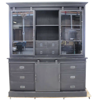 Armoire de présentation moderne de luxe en bois massif de haute qualité avec porte coulissante, écologique, grande capacité, mobilier pour la maison, le bar ou l'hôtel