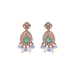 Gajaah 925 Silver Kundan Enamel Necklace Gold-Plated Traditional Lightweight Festive <b>Jewellery</b> <b>for</b> <b>Women</b> - Product Image 4