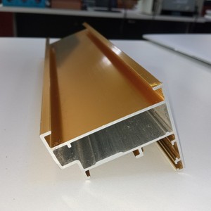 Profilé en aluminium de porte de fenêtre anodisée dorée fabriqué sur mesure au Vietnam usine d'aluminium - Product Image 4