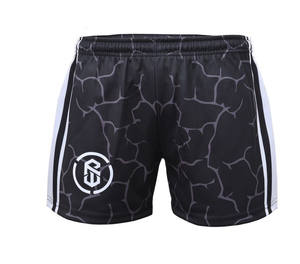 Short de sport d'été personnalisé écologique pour hommes Short élastique respirant et respirant à séchage rapide avec impression par transfert par sublimation - Product Image 1