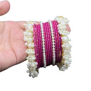 ชุดกำไลข้อมือผู้หญิงปักลายแบบกำหนดเอง หลายสีและดีไซน์ ชุบเงิน โลหะผสมทองแดง ดีไซน์เรขาคณิตทันสมัย เหมาะสำหรับงานปาร์ตี้และวันอีด - Product Image 1