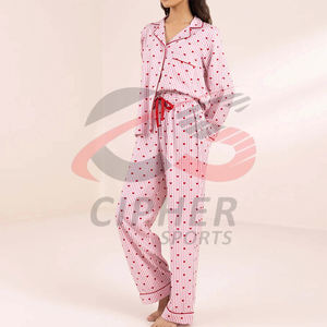 Ropa de noche Precio al por mayor Mujeres Sexy Mujeres Conjunto corto Ropa de dormir Conjunto de pijama de satén Pijamas Mujeres Precio barato para la venta - Product Image 4