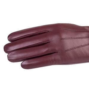 Meilleurs gants de mode en cuir de qualité supérieure Produit respirant Gants de mode en cuir ultra doux au toucher pour femmes - Product Image 3