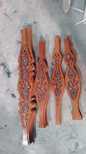 <b>Top</b> Trendy Genuine Leather Western Headstall & Breast Collar Set With <b>Feather</b> & Sunflower Design Supplier Saman Exports - Product Image 4