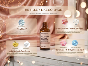 Ampolla de Volumen ERIGERON Volufiline con Péptido PDRN y Ceramida para la Elasticidad de la Piel, Cuidado de Arrugas y Aspecto de Piel Más Voluminoso - Product Image 5