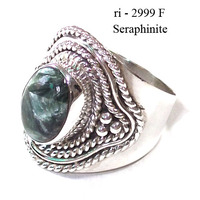 Finition oxydée 925 bague en argent sterling vintage bohème antique rubis zoisite pierre précieuse faite à la main en gros bijoux indiens