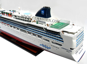 Gia Nhien Manufacturer Custom Design Low MOQ NORWEGIAN JADE WOODEN MODEL <b>BOAT</b> HIGH QUALITY WOOD SHIP MODEL Handicraft Ship Model - Product Image 6