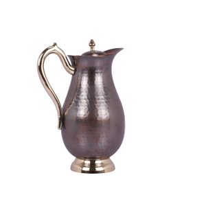 Pichet à eau en cuivre fait à la main, ensemble de verre pour toutes les usages, cadeau, mariage, décoration de cuisine, maison, pichet en cuivre pour la cuisine Sup - Product Image 3