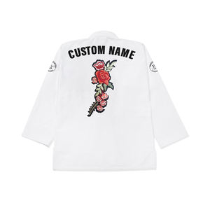 Pré-rétréci 100 pour cent coton BJJ Gi Jiu Jitsu brésilien Ripstop MMA Gear Logo personnalisé sublimé Judo porter Service OEM - Product Image 2