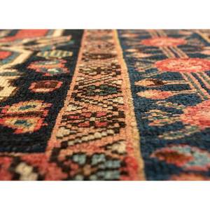 Alfombra Grande de Lana Anudada a Mano Aalam, Diseño Rectangular Abstracto con Medallón Rojo Naranja para el Hogar - Paem-410, para Entrada, Pasillo, Sala de Estar - Product Image 3